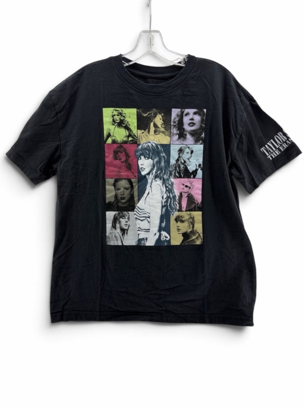Taylor Swift Black The Eras Tour Short-Sleeve Graphic Size Small